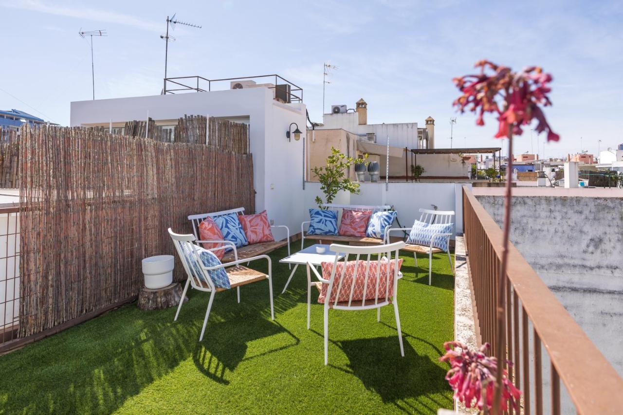 Tentudia Charming Apartments With Private Roof-Top Or Patio In San Bernardo By Ocityzen Sevilla Exterior foto
