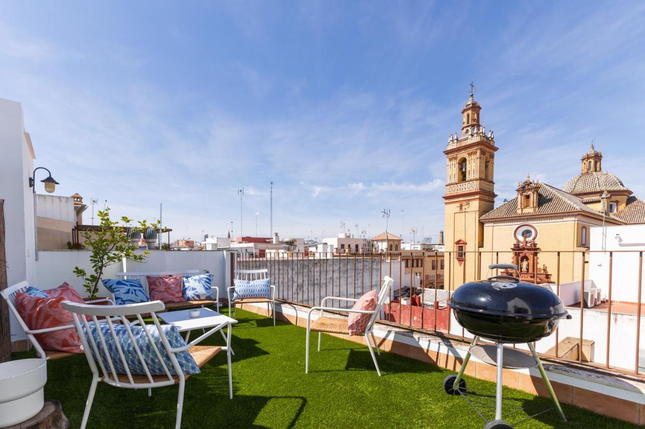 Tentudia Charming Apartments With Private Roof-Top Or Patio In San Bernardo By Oui Sevilla Exterior foto