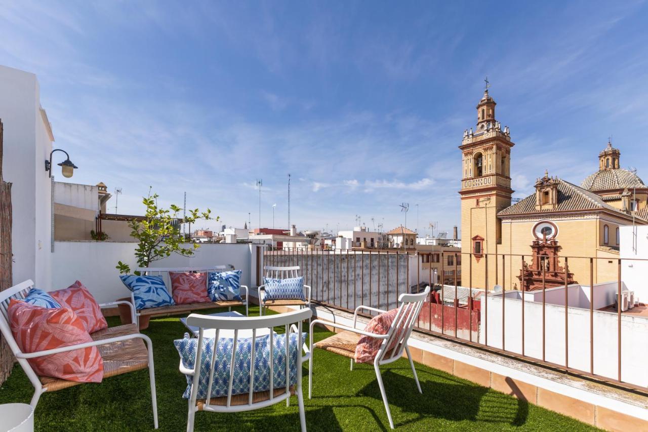 Tentudia Charming Apartments With Private Roof-Top Or Patio In San Bernardo By Oui Sevilla Exterior foto